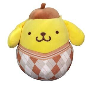 Hello Kitty Pompompurin Squishmallows Plaid Squad 6.5"